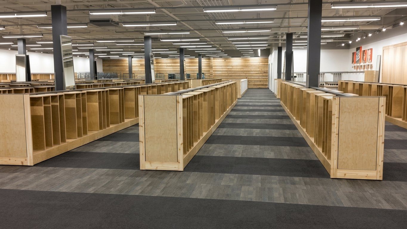 DSW flooring installation, Savannah, GA